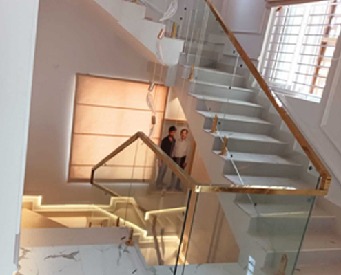 PVD Coating Glass Railing