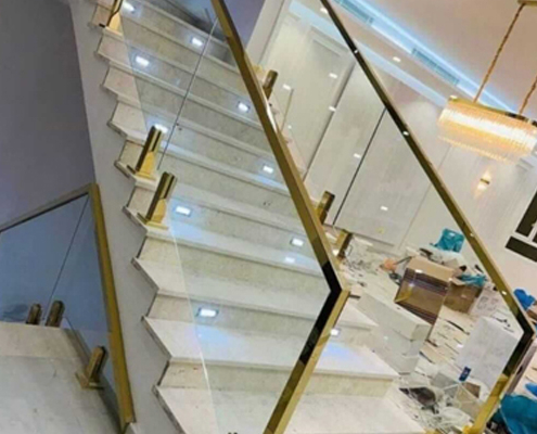 PVD Coating Glass Railing