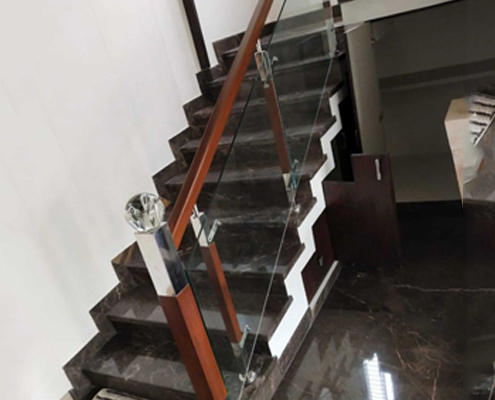 PVD Coating Glass Railing
